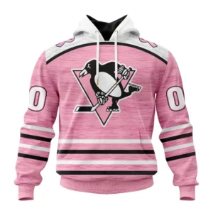 Hoodie NHL Pittsburgh Penguins Special Pink Fight Breast Cancer Design St2304 QTNHL080524A1738HD