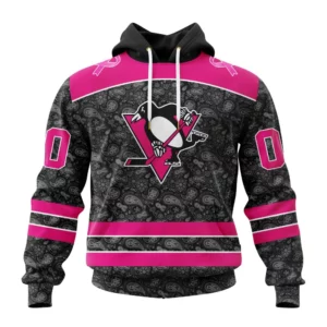 Hoodie NHL Pittsburgh Penguins Special Pink In The Rink Fight Breast Cancer St2301 QTNHL080524A2078HD