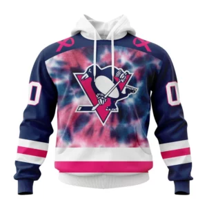 Hoodie NHL Pittsburgh Penguins Special Pink October Fight Breast Cancer St2303 QTNHL080524A1826HD