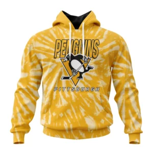 Hoodie NHL Pittsburgh Penguins Special Retro Vintage Tie Dye St2201 QTNHL080524A3065HD