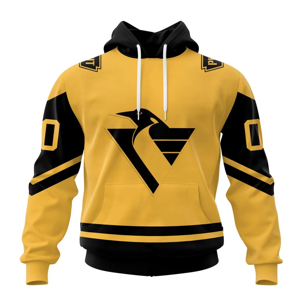 Hoodie NHL Pittsburgh Penguins Special Two-Tone Design St2401 QTNHL080524A450HD