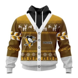 Hoodie NHL Pittsburgh Penguins, Specialized Chrismas Season QTNHL080524A2789HD