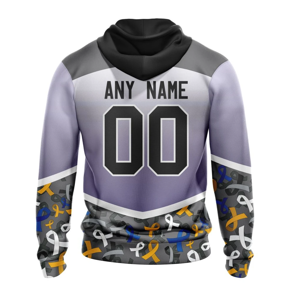 Hoodie NHL Pittsburgh Penguins, Specialized Sport Fights Again All Cancer V0122 QTNHL080524A3352HD - Image 2