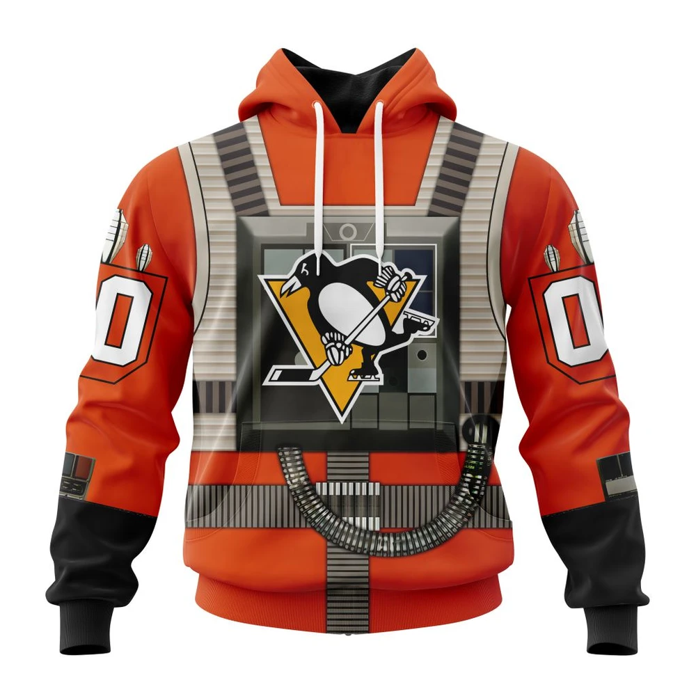 Hoodie NHL Pittsburgh Penguins Star Wars Rebel Pilot Design St2201 QTNHL080524A120HD