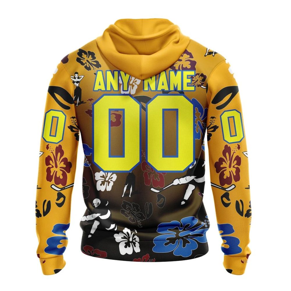 Hoodie NHL Pittsburgh Penguins X Hawaii Specialized Design For Hawaiia V0122 QTNHL080524A3781HD - Image 2