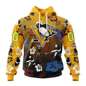Hoodie NHL Pittsburgh Penguins X Hawaii Specialized Design For Hawaiia V0122 QTNHL080524A3781HD