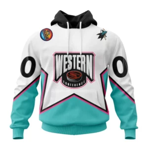 Hoodie NHL San Jose Sharks All-Star Western Conference QTNHL080524A2348HD