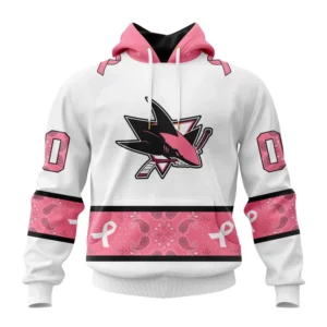 Hoodie NHL San Jose Sharks In Classic Style With Paisley! In October We Wear Pink Breast Cancer QTNHL080524A1664HD