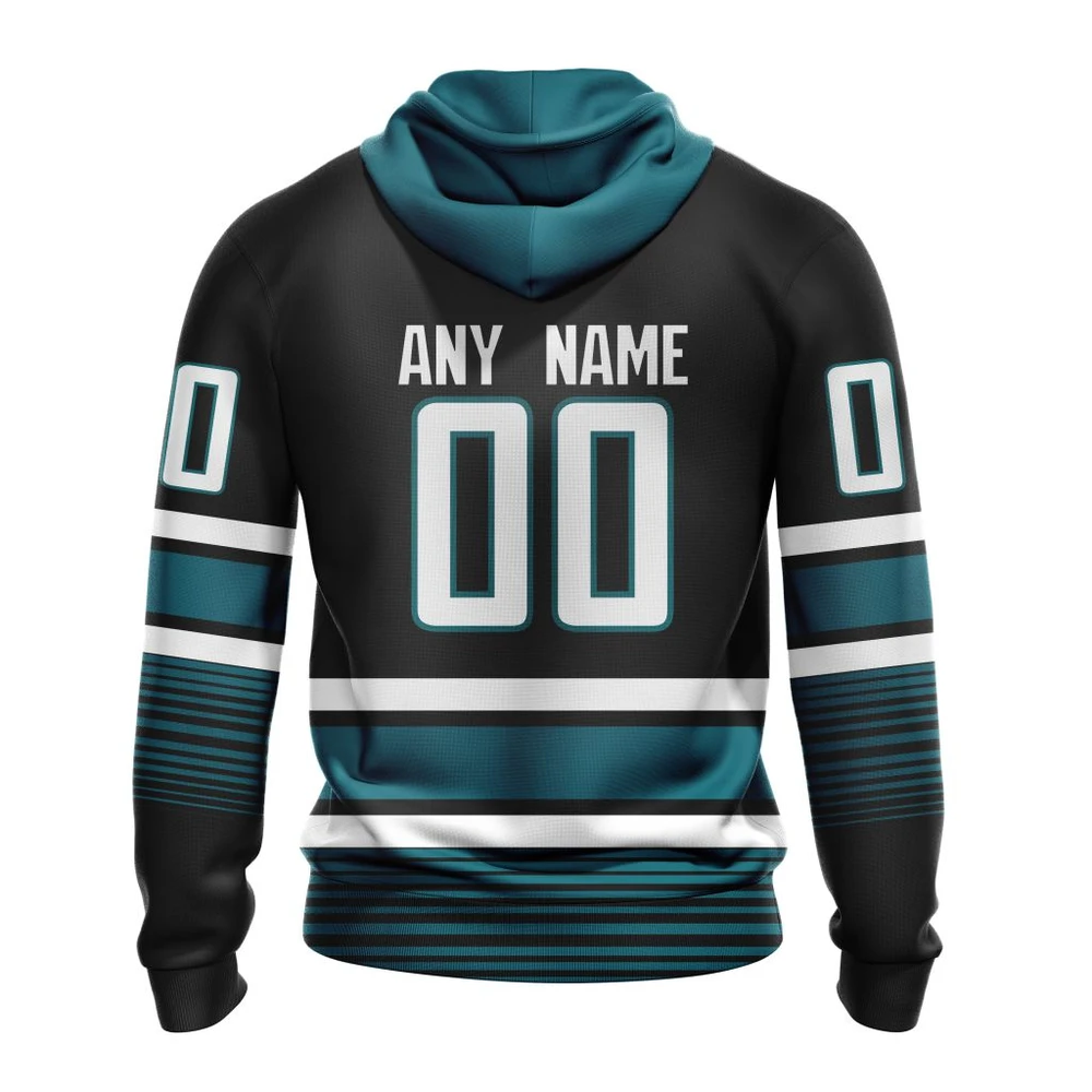 Hoodie NHL San Jose Sharks Personalized New Third Kits QTNHL080524A679HD - Image 2