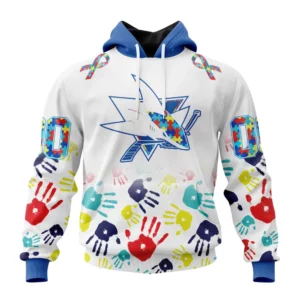 Hoodie NHL San Jose Sharks Special Autism Awareness Design St2203 QTNHL080524A2497HD