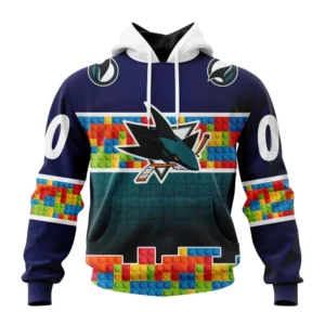 Hoodie NHL San Jose Sharks Special Autism Awareness Design V2301 QTNHL080524A2231HD