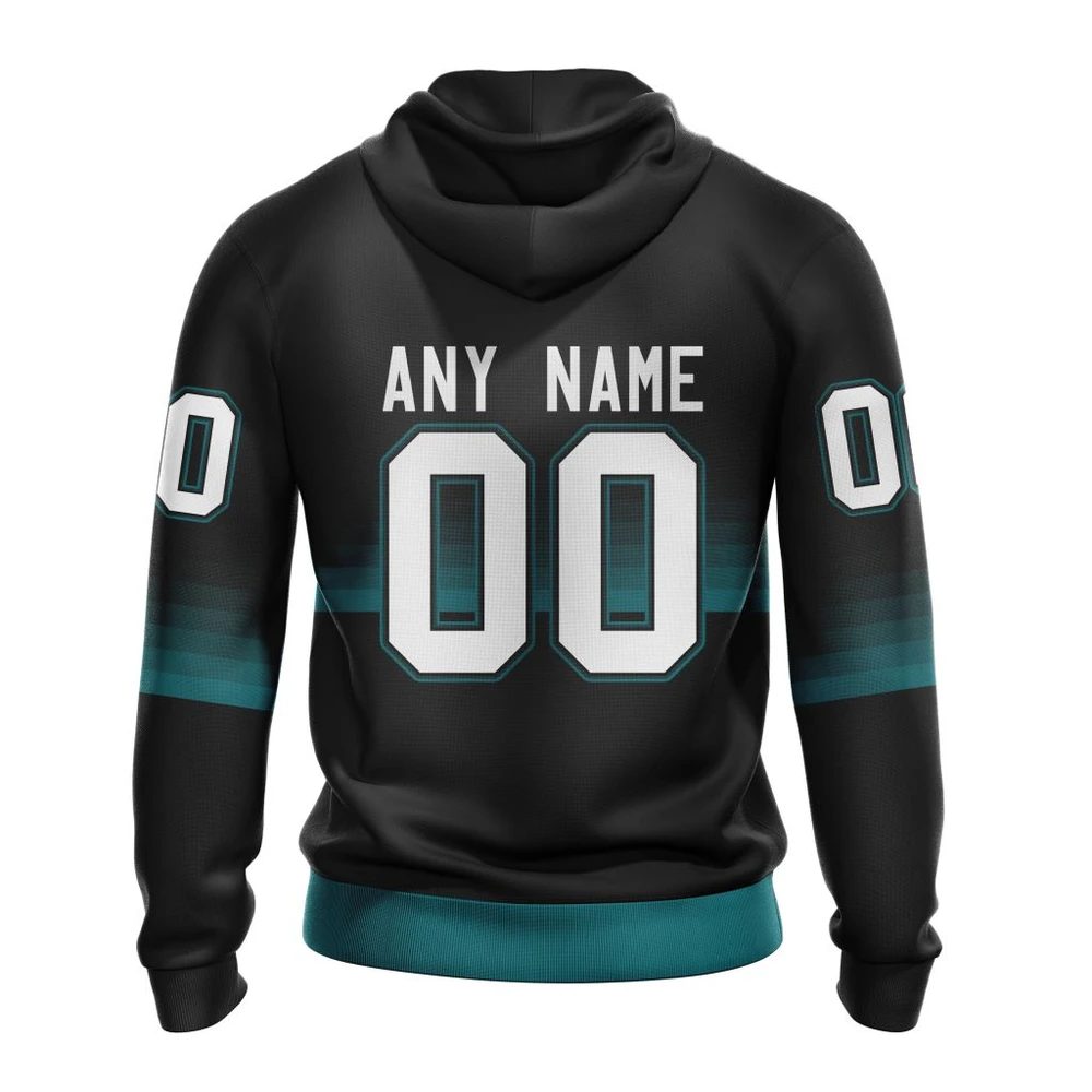 Hoodie NHL San Jose Sharks Special Black And Gradient Design St2301 QTNHL080524A88HD - Image 2