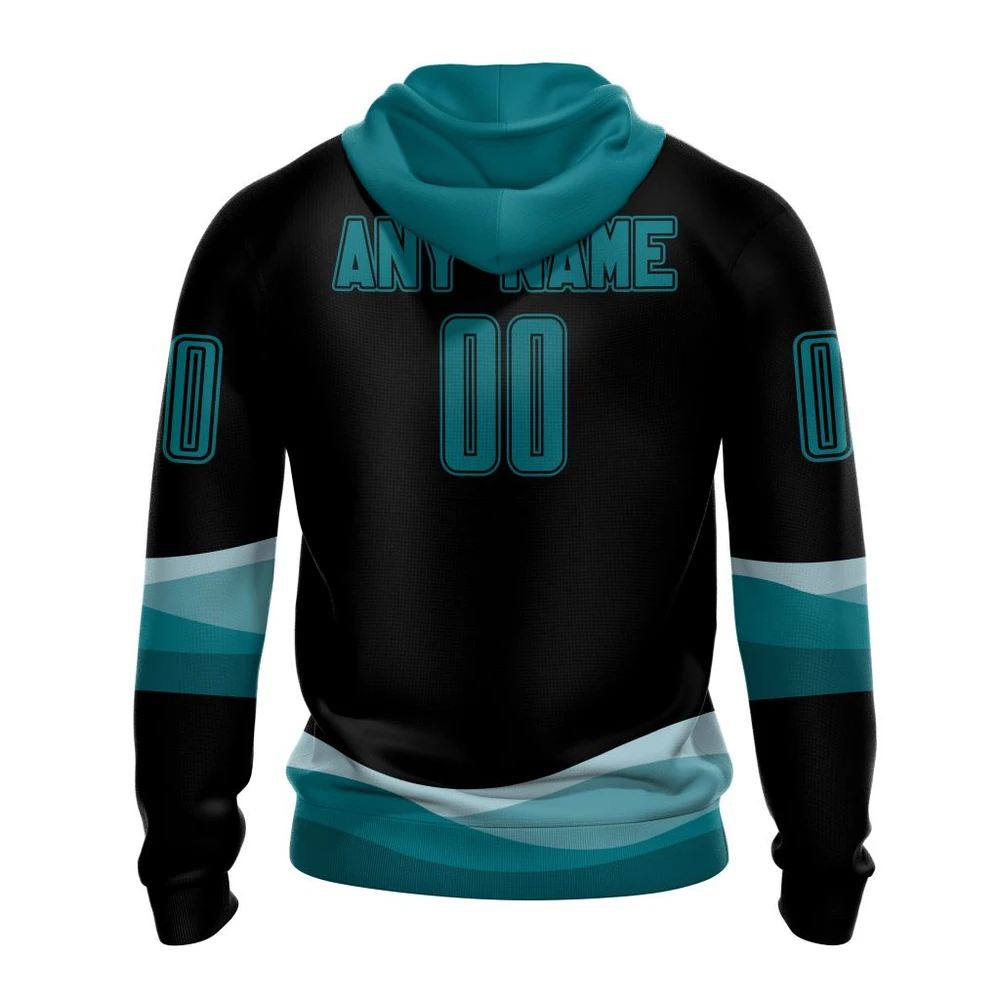Hoodie NHL San Jose Sharks Special Blackout Design St2401 QTNHL080524A591HD - Image 2