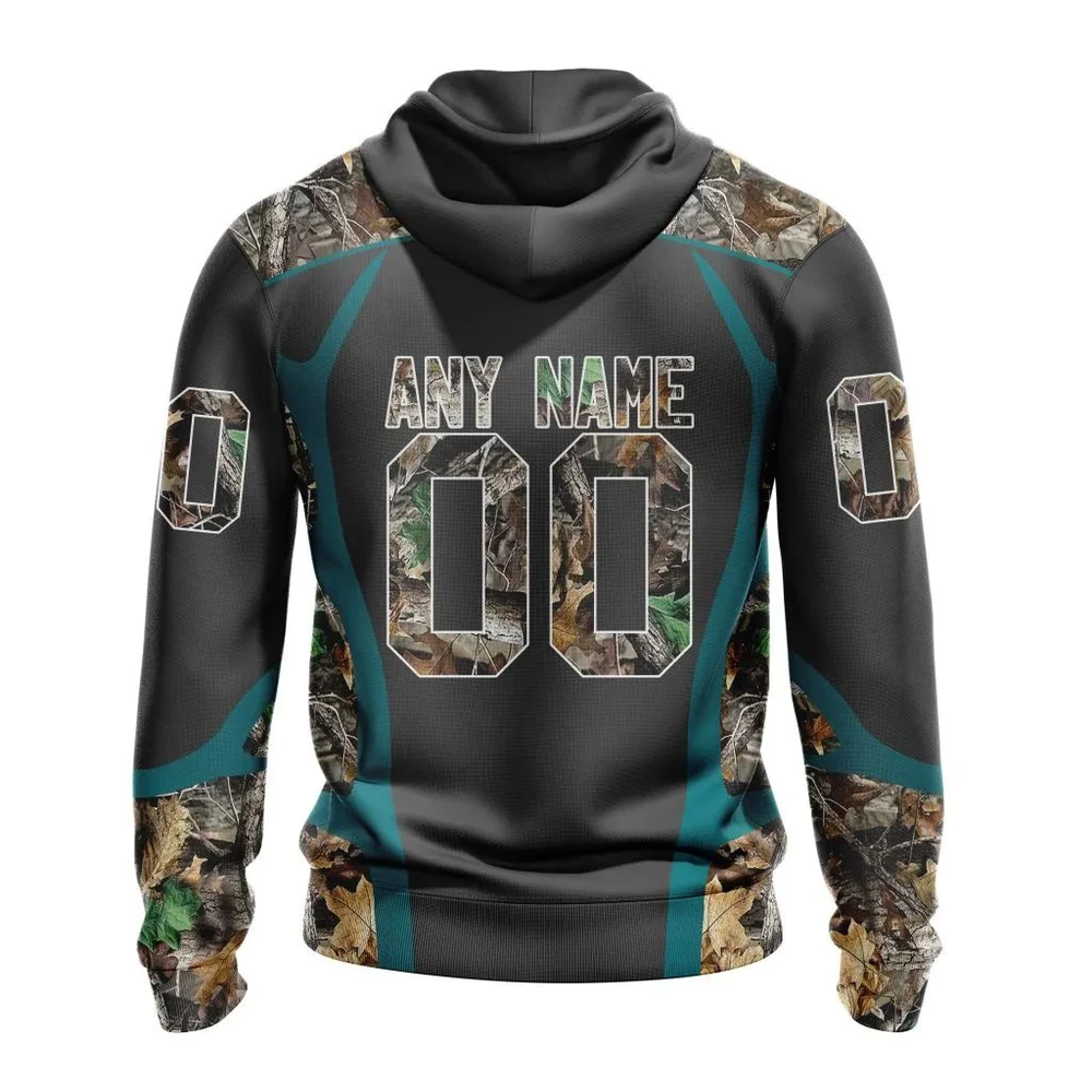 Hoodie NHL San Jose Sharks Special Camo Hunting Design V2302 QTNHL080524A2205HD - Image 2