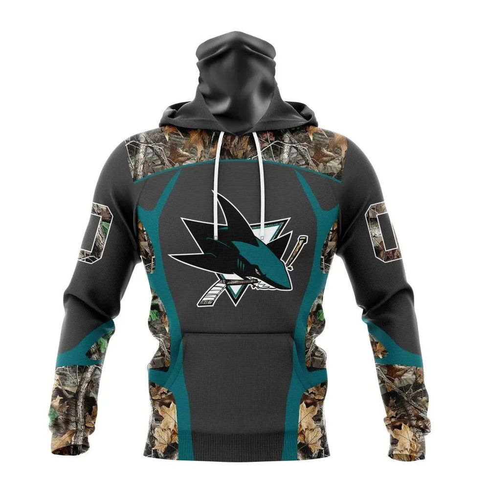 Hoodie NHL San Jose Sharks Special Camo Hunting Design V2302 QTNHL080524A2205HD