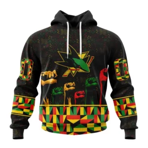 Hoodie NHL San Jose Sharks Special Design Celebrate Black History Month St2201 QTNHL080524A2380HD