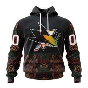 Hoodie NHL San Jose Sharks Special Design For Black History Month St2401 QTNHL080524A1051HD
