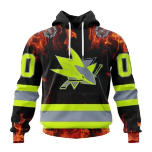 Hoodie NHL San Jose Sharks Special Design Honoring Firefighters St2401 QTNHL080524A1083HD