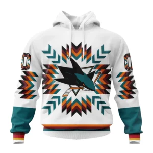 Hoodie NHL San Jose Sharks Special Design With Native Pattern St2302 QTNHL080524A214HD