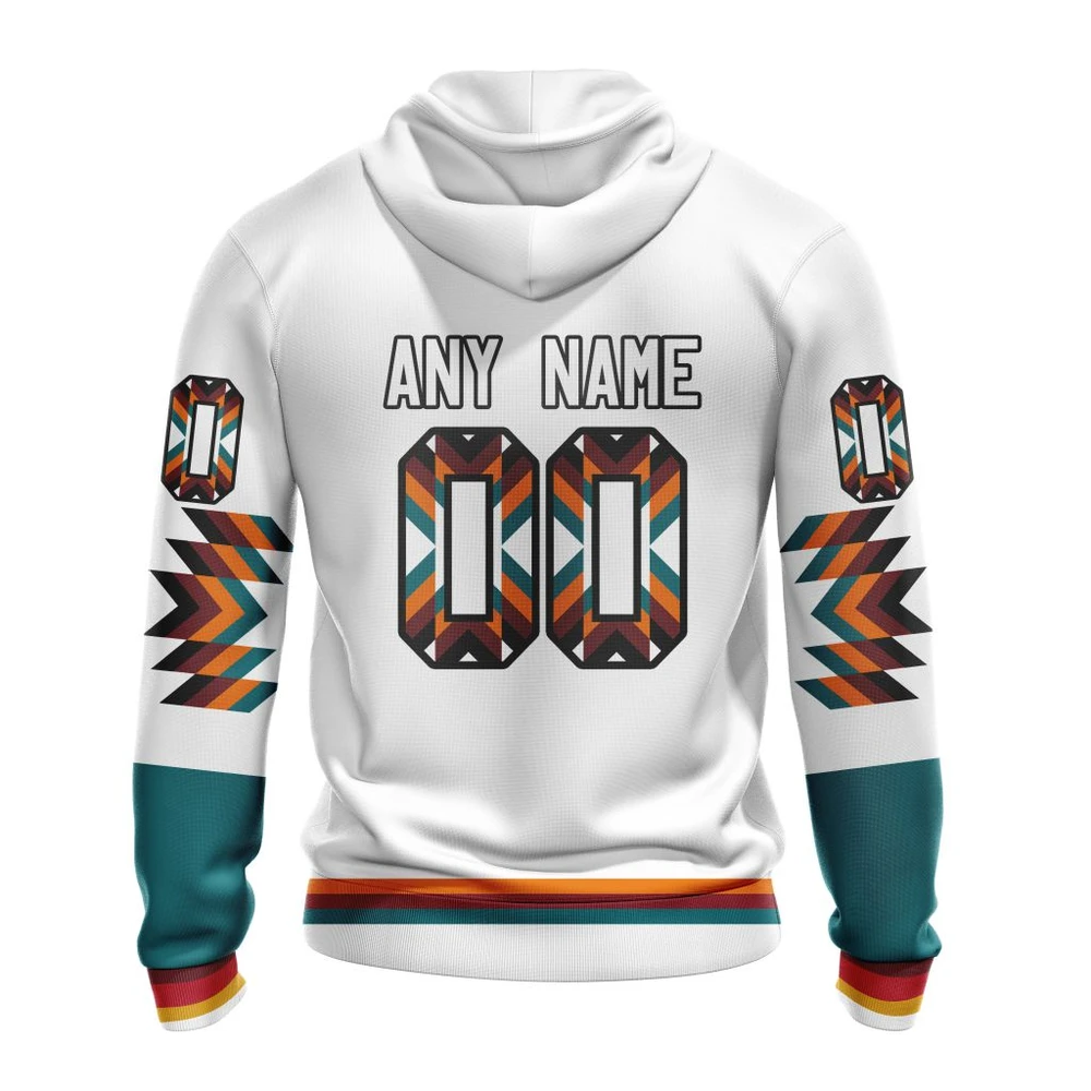 Hoodie NHL San Jose Sharks Special Design With Native Pattern St2302 QTNHL080524A214HD - Image 2