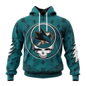 Hoodie NHL San Jose Sharks Special Grateful Dead Design St2303 QTNHL080524A1905HD