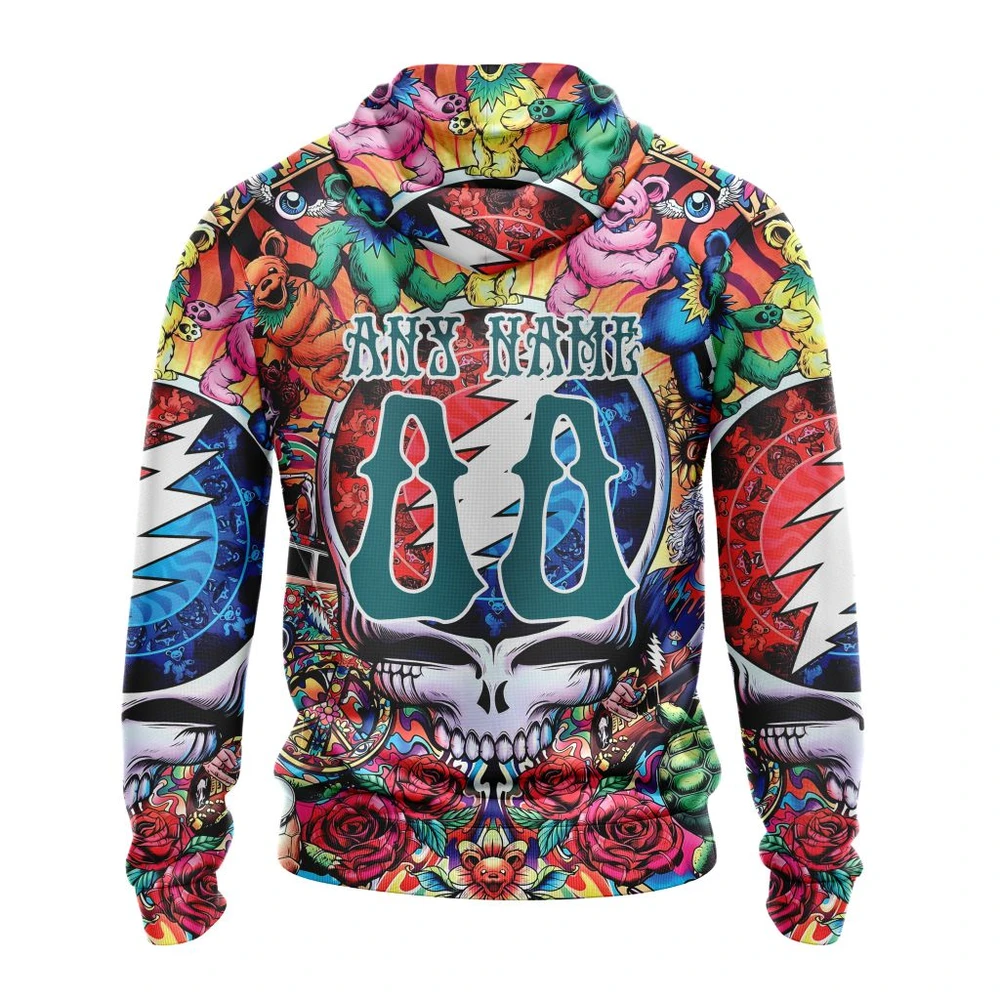 Hoodie NHL San Jose Sharks Special Grateful Dead Design St2304 QTNHL080524A1885HD - Image 2
