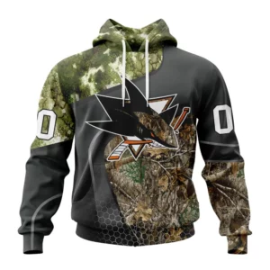 Hoodie NHL San Jose Sharks Special Hunting Camo Design St2302 QTNHL080524A1307HD