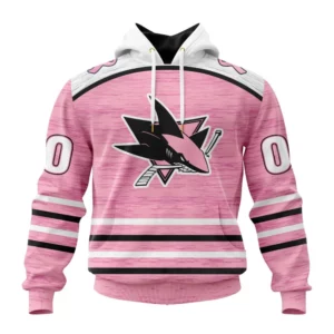 Hoodie NHL San Jose Sharks Special Pink Fight Breast Cancer Design St2304 QTNHL080524A1737HD
