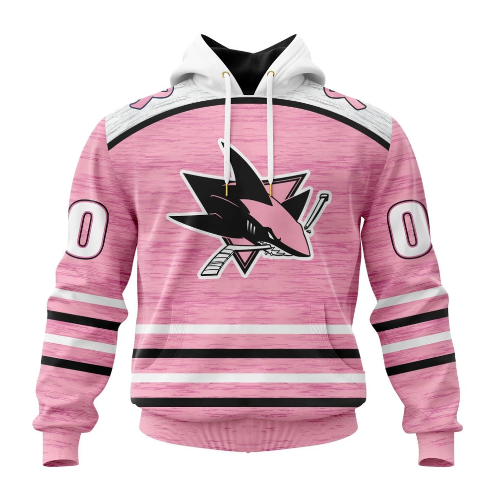 Hoodie NHL San Jose Sharks Special Pink Fight Breast Cancer Design St2304 QTNHL080524A1737HD