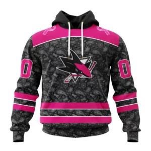 Hoodie NHL San Jose Sharks Special Pink In The Rink Fight Breast Cancer St2301 QTNHL080524A2077HD
