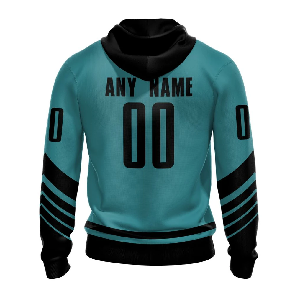 Hoodie NHL San Jose Sharks Special Two-Tone Design St2401 QTNHL080524A449HD - Image 2