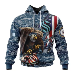 Hoodie NHL Seattle Kraken Honor Us Navy Veterans St2202 QTNHL080524A3146HD