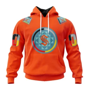 Hoodie NHL Seattle Kraken Indigenous Peoples Night QTNHL080524A2611HD