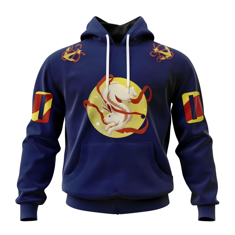 Hoodie NHL Seattle Kraken Lunar New Year Design QTNHL080524A2372HD