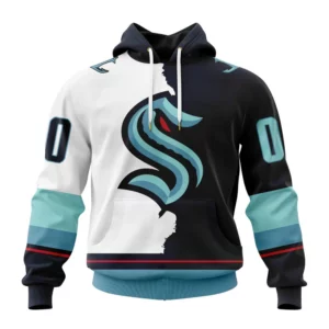 Hoodie NHL Seattle Kraken Personalize Home Mix Away Kits QTNHL080524A1503HD