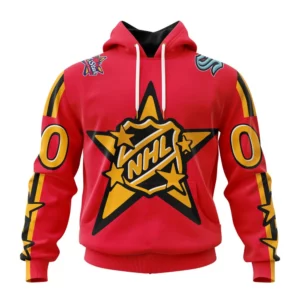Hoodie NHL Seattle Kraken Personalized NHL All-Star Game QTNHL080524A827HD