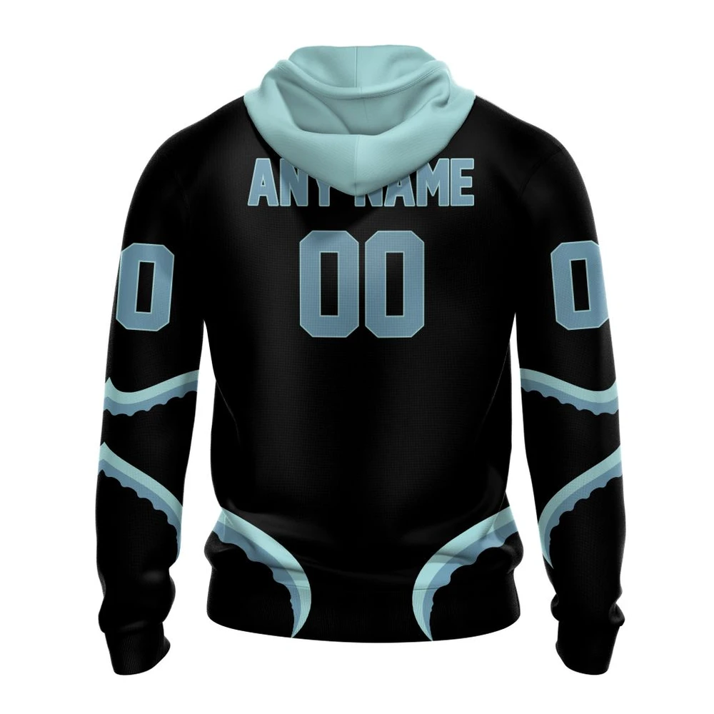 Hoodie NHL Seattle Kraken Special Blackout Design St2401 QTNHL080524A590HD - Image 2