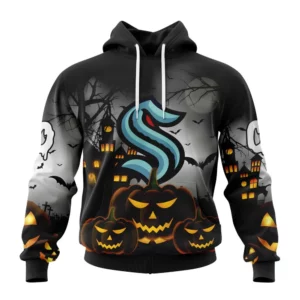 Hoodie NHL Seattle Kraken Special Design For Halloween St2302 QTNHL080524A1989HD