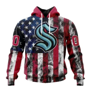 Hoodie NHL Seattle Kraken Special Design For Independence Day The Fourth Of July St2401 QTNHL080524A480HD