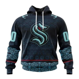 Hoodie NHL Seattle Kraken Special Design With Native Pattern St2303 QTNHL080524A1329HD
