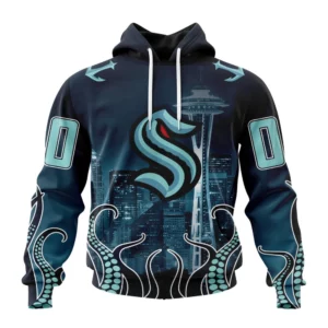 Hoodie NHL Seattle Kraken Special Design With Space Needle QTNHL080524A4068HD