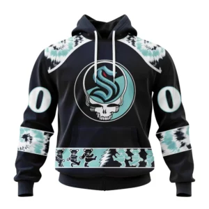 Hoodie NHL Seattle Kraken Special Grateful Dead Design St2301 QTNHL080524A113HD