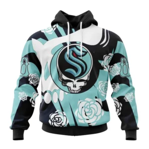 Hoodie NHL Seattle Kraken Special Grateful Dead Design St2305 QTNHL080524A1269HD