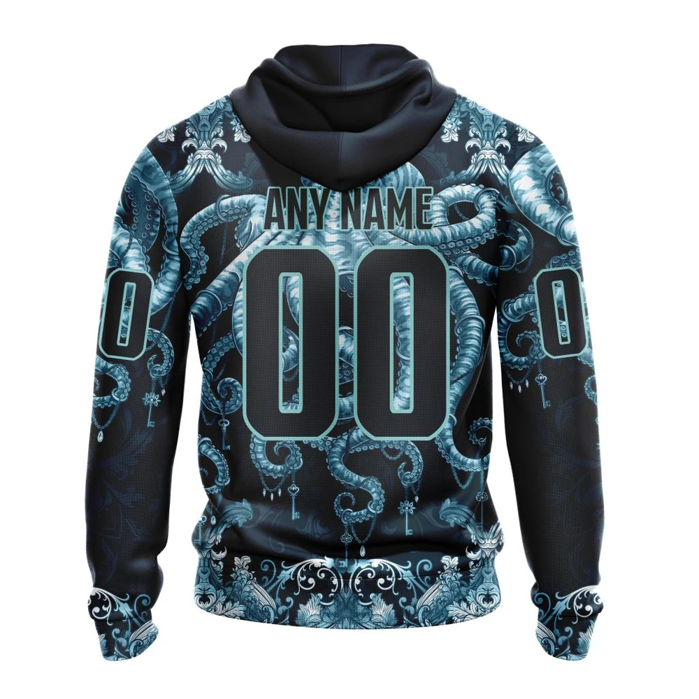 Hoodie NHL Seattle Kraken Special Kraken Design St2301 QTNHL080524A175HD - Image 2