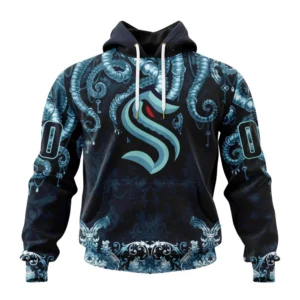 Hoodie NHL Seattle Kraken Special Kraken Design St2301 QTNHL080524A175HD