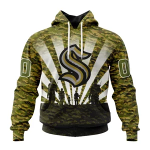 Hoodie NHL Seattle Kraken Special Military Camo Kits For Veterans Day And Rememberance Day St2201 QTNHL080524A3478HD