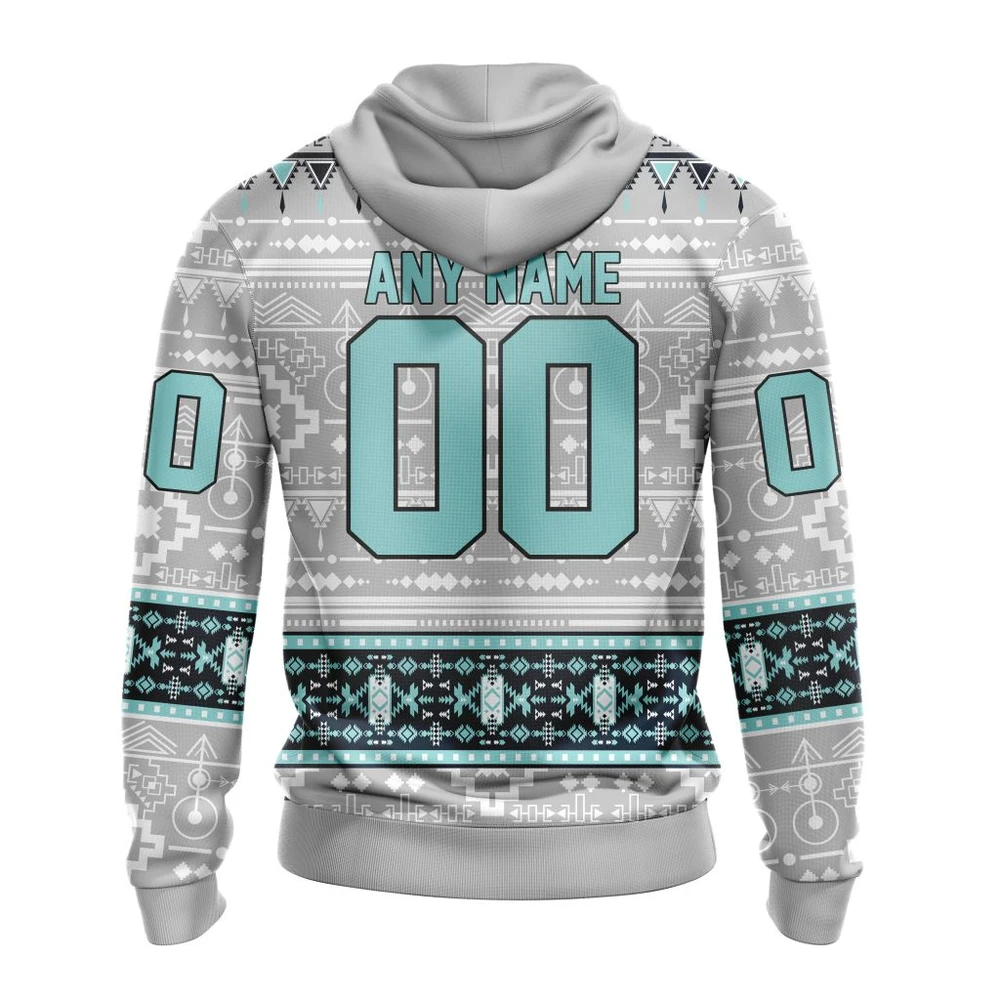 Hoodie NHL Seattle Kraken Special Native Design St2302 QTNHL080524A2049HD - Image 2