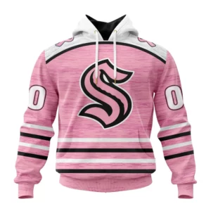 Hoodie NHL Seattle Kraken Special Pink Fight Breast Cancer Design St2304 QTNHL080524A1736HD