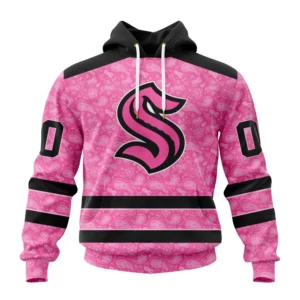 Hoodie NHL Seattle Kraken Special Pink Fight Breast Cancer St2306 QTNHL080524A1632HD
