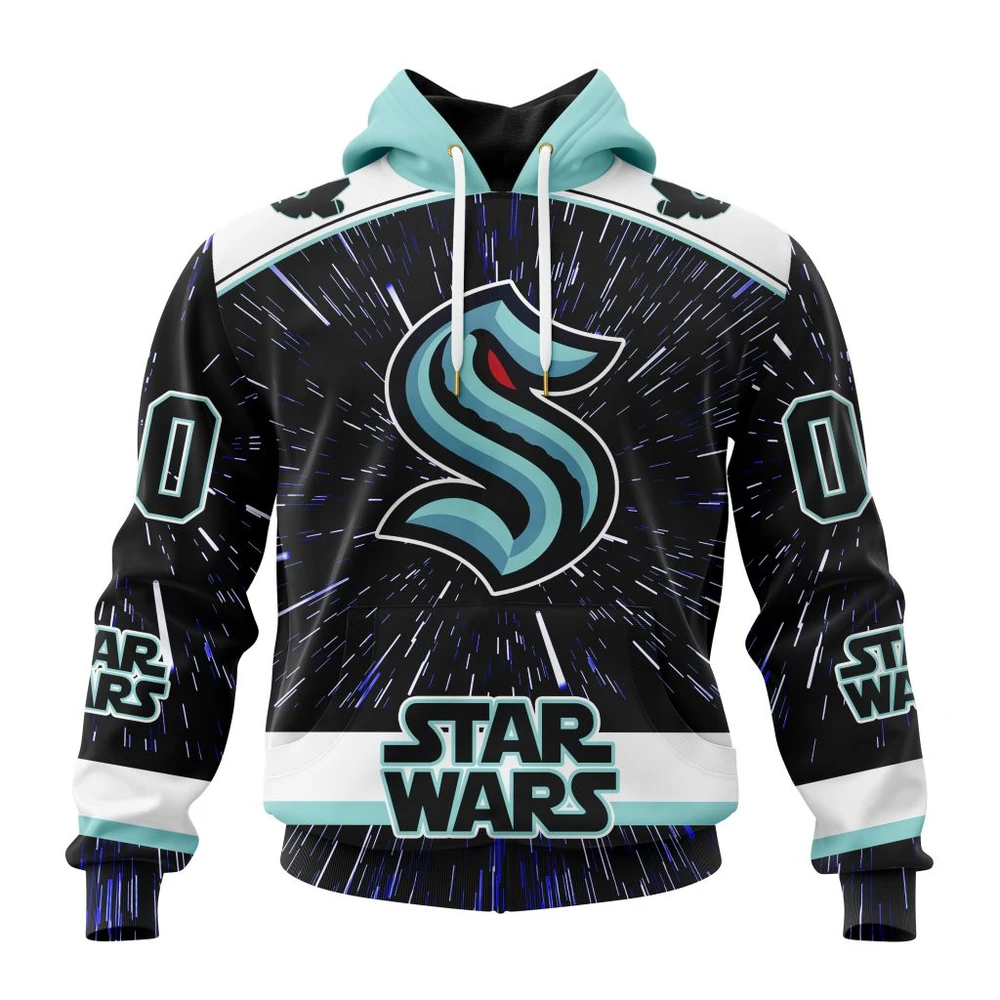 Hoodie NHL Seattle Kraken Special Star Wars Design St2303 QTNHL080524A1114HD